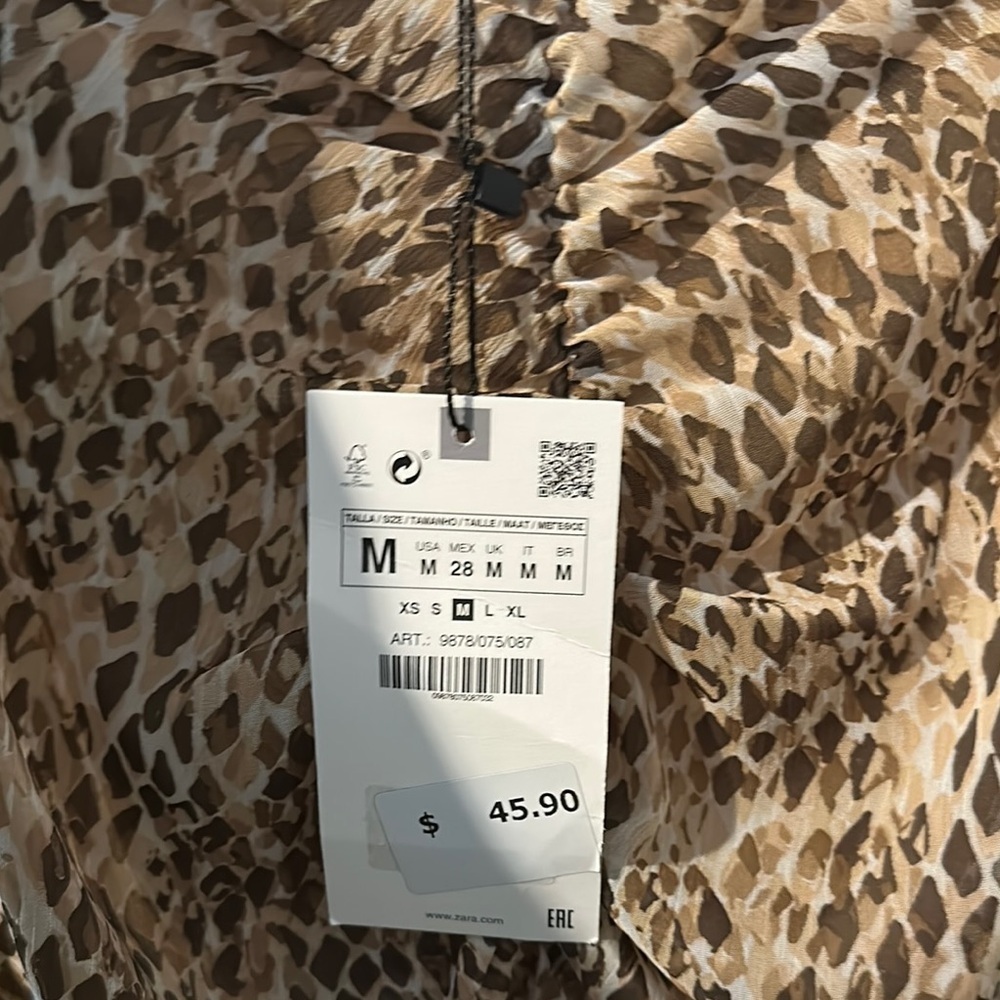 Leopard Print Zara skirt mini